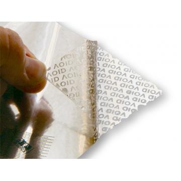 Selbsthaftklebendes Spiegelblatt mit VOID Schicht für den Laserdruck - silbern