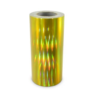 Eine universale Hologramhaftfolie für die Meter MOTIV 3 Spiegel - Breite 30cm Gold