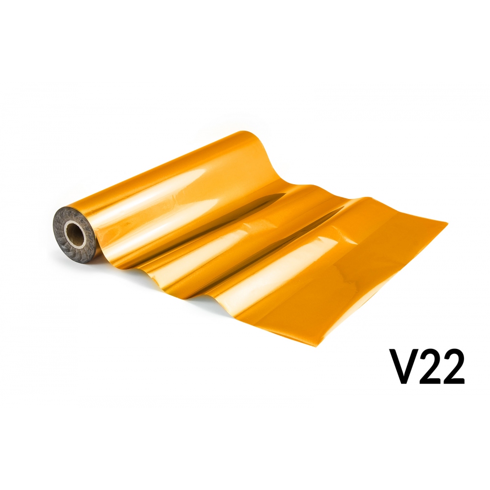 Folie für Hot Stamping - V22 blank dunkelgolden
