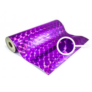Eine universale Hologramhaftfolie für die Meter - Quadrate violett