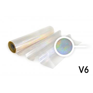 Folie für Hot Stamping - V6 Hologrammfolie transparentes Muster – Fraktion