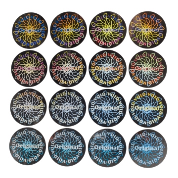 Zweischichtiges Rundhologramm – Aufschrift Original