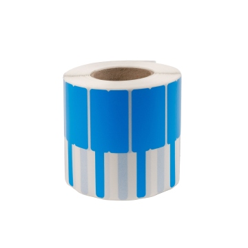Etiketten zur Kennzeichnung und Beschriftung von Drähten und Kabeln blau