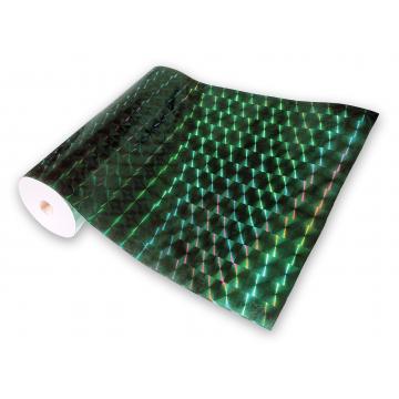 Eine universale Hologramhaftfolie für die Meter - Quadrate grün