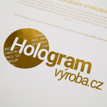 Heißprägefolienbogen - Gold
