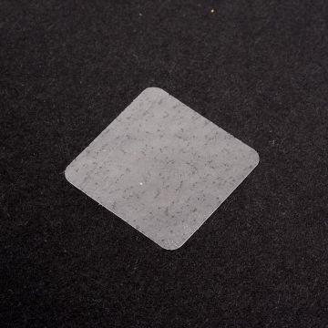Transparentes Siegelfilm mit dem verdeckten Hologramm Zettel 20x20 mm