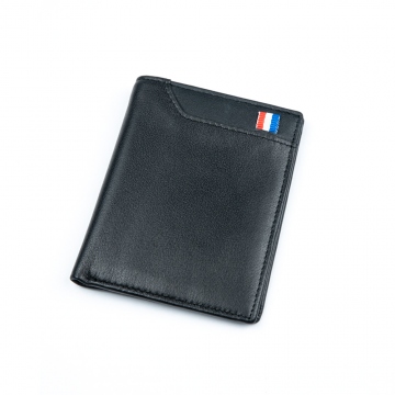 Schwarze Geldtasche mit RFID Schutz 