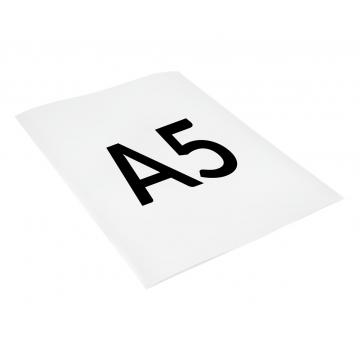 Weißes glänzendes Selbstaufkleberblatt mit VOID Schicht für das Druck auf dem Laserdrucker A5