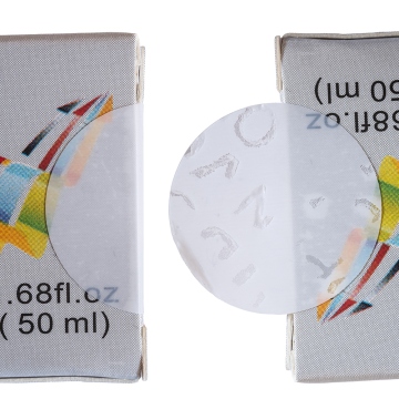 Nicht-rückständiger weißer - transluzenter runder VOID-Aufkleber mit hoher Klebkraft 20mm