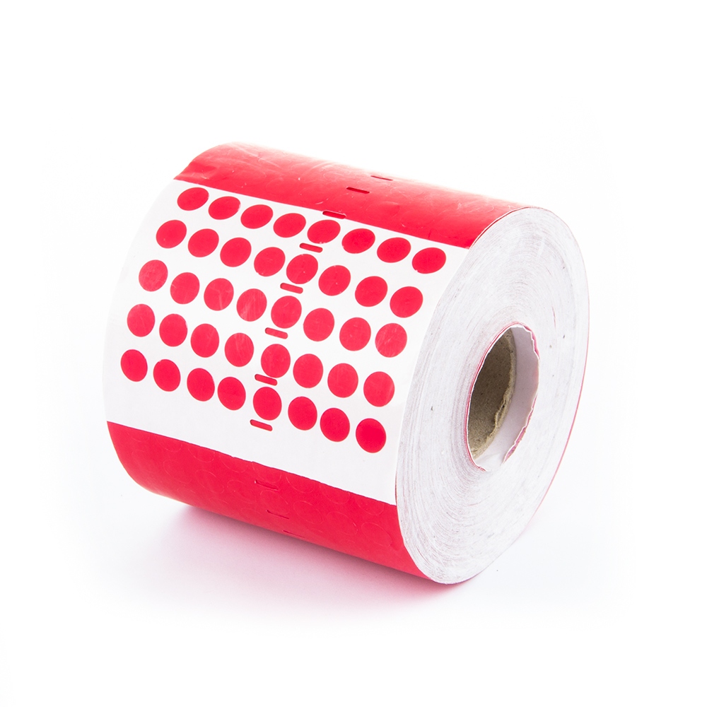 Unresidueller VOID Rundaufkleber für Handyfotoapparate Durchmesser 10mm rot
