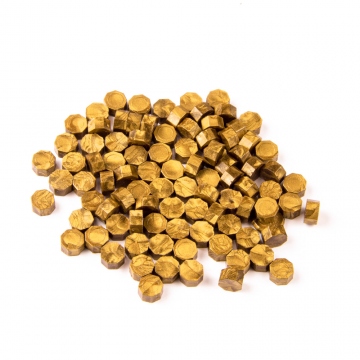 Petschierwachs Messing metalisch - granuliert 30g - Typ 16